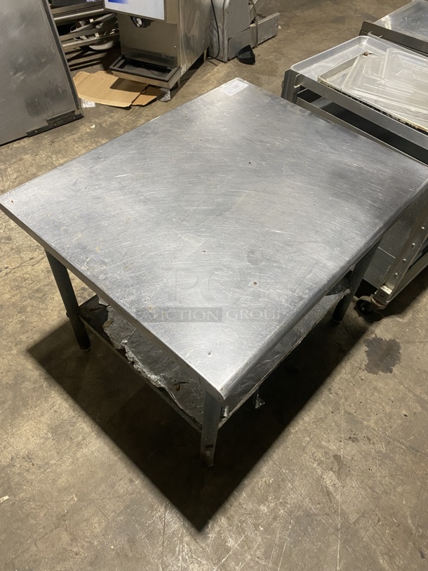 Stainless steel Commercial Work/prep table with Undershelf!  - Image 5 of 5