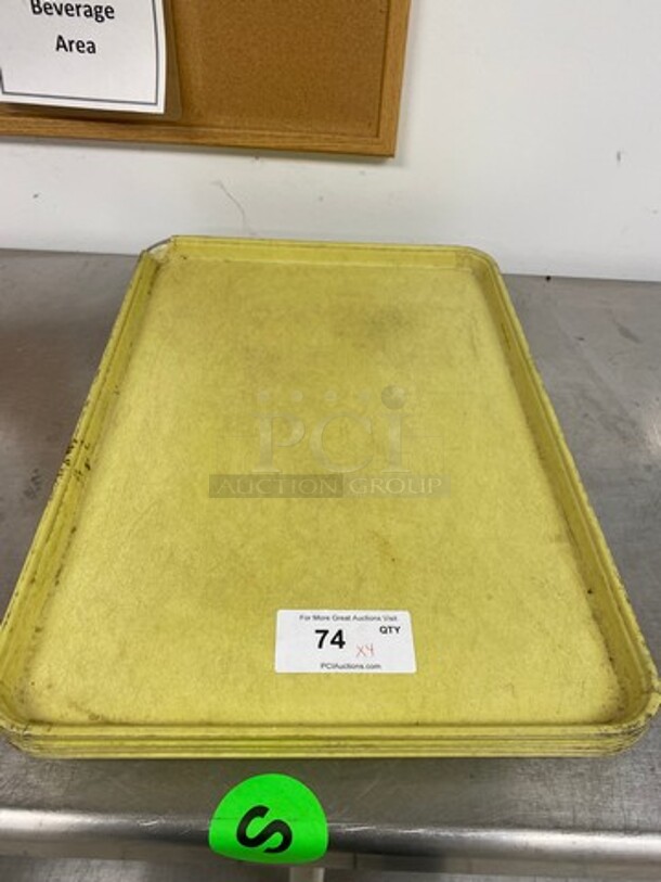 Market Tray Poly Food Serving Trays! 4x Your Bid!