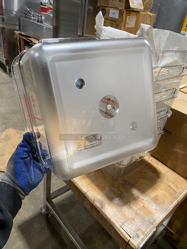 NEW! Cambro 12QT Square Food Storage Container! 6x Your Bid! MODEL 12SFSCW - Image 8 of 9