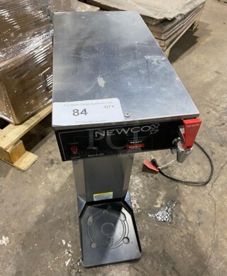 Newco Single Coffee Brewer Machine! With Hot Water Line! Stainless Steel Body! Model: ACED SN: A00185538 120V 60HZ 1 Phase
