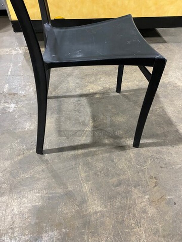 Black Poly Dining Chairs! 2x Your Bid! - Image 7 of 7