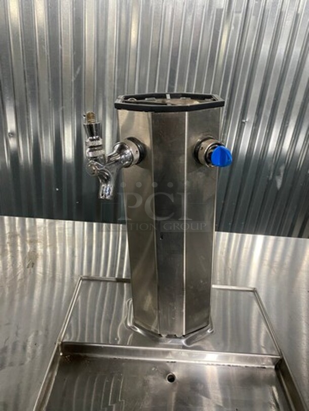 Glastender 2 Door Bar Back Cooler! With Poly Coated Racks! All Stainless Steel! On Commercial Casters! MODEL KC60LISS SN:134154850N 120V 1PH - Image 5 of 11