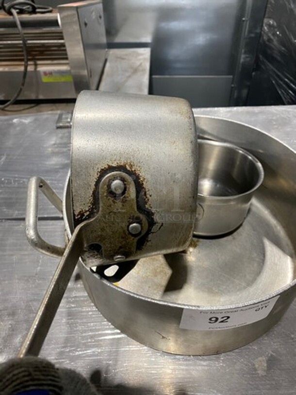 ALL ONE MONEY! MISCELLANEOUS! Saucepans And Stock Pot! With Handles! - Image 10 of 11