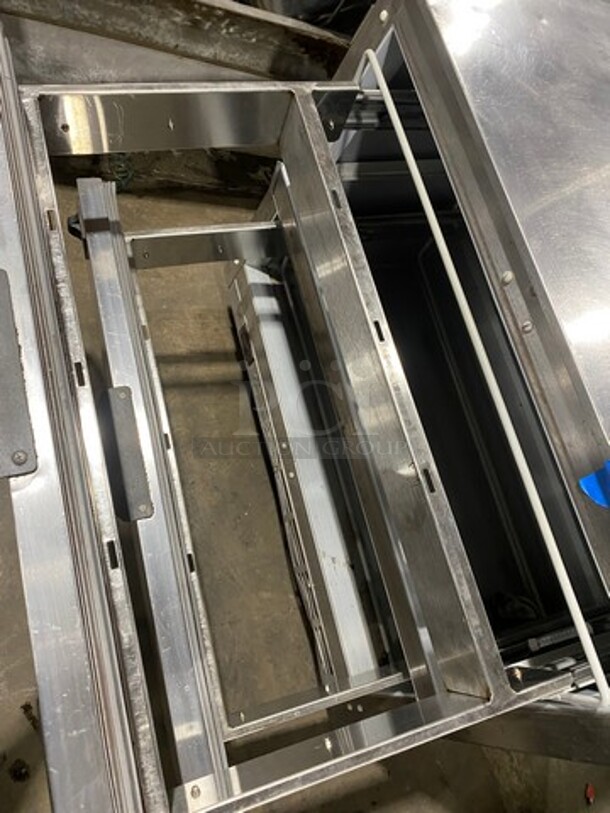 Beverage Air Commercial 2 Drawer Lowboy/ Worktop Cooler! Stainless Steel! On Casters! - Image 5 of 6