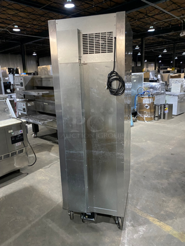 SWEET! True Commercial Reach In Refrigerator/Freezer Combo! With 2 Half Doors! With Poly Coated Racks! All Stainless Steel! On Casters! Model: STG1DT2HS SN: 8629915 115V 60HZ 1 Phase! Works Great! - Image 2 of 9