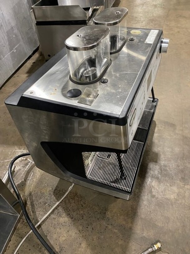 WOW! LATE MODEL! Dunkin Donuts Edition! Schaerer Commercial Countertop 2 Group Espresso Machine! With Steam Lines! Stainless Steel! On Small Legs! - Image 2 of 11