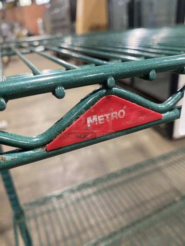 Metro Green Poly Coated 4 Tier Shelf! BUYER MUST DISMANTLE! PCI CANNOT DISMANTLE FOR SHIPPING! PLEASE CONSIDER FREIGHT CHARGES! - Image 4 of 4