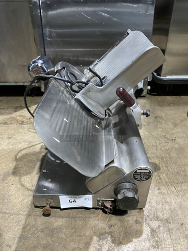 Globe Commercial Countertop Meat/Deli Slicer! All Stainless Steel! Model: 500L 115V 60HZ 1 Phase!