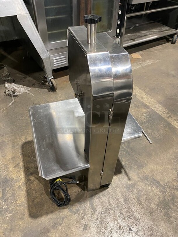 Commercial Countertop Bone/ Meat Saw! All Stainless Steel! Model: JG210A SN: C100067 110V - Image 4 of 9