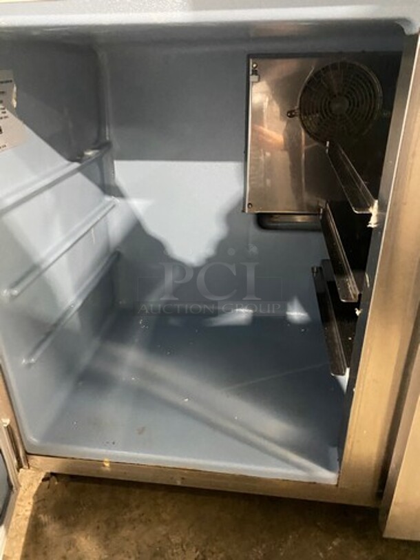 COOL! Delfield Manitowoc Commercial 2 Door Lowboy/Worktop Cooler! All Stainless Steel! Model: UC4048STAR SN: 1305152000153 115V 60HZ 1 Phase - Image 6 of 11