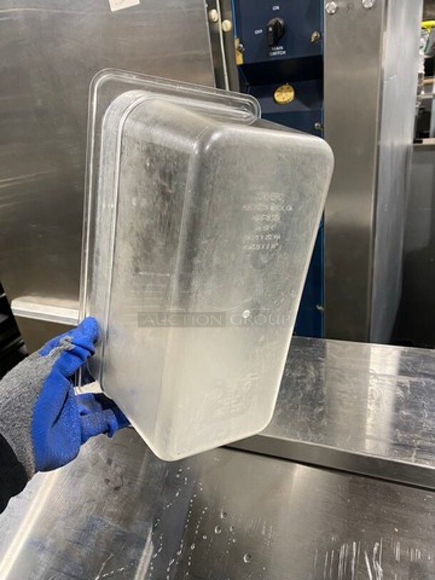 Cambro Clear Poly 1/3x6" Food Containers! 7x Your Bid! - Image 5 of 7