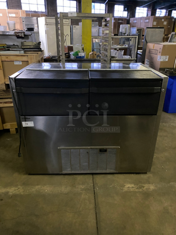 SWEET! Delfield Refrigerated Milk Cooler! All Stainless Steel! Model: NLFAC12 SN: 1607150000317 115V 60HZ 1 Phase