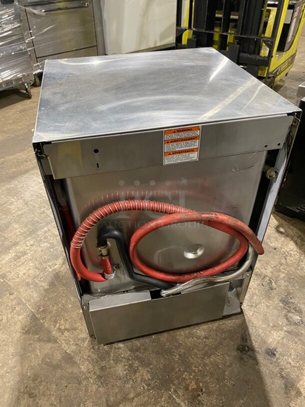 Amazing! Late Model! HOBART Stainless Steel Commercial Undercounter Dishwasher! MODEL LXER Serial 231190669! 120/208-240v 1PH
 - Image 3 of 8
