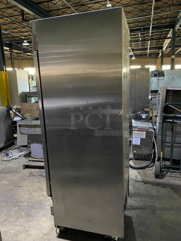 Turbo Air Commercial Single Door Reach In Refrigerator! All Stainless Steel! On Casters! Model: TSR23SD 115V 60HZ 1 Phase - Image 4 of 10