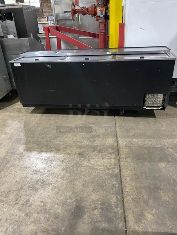 Turbo Air Refrigerated Beer Bottle Cooler! With 3 Top Sliding Doors!  MN:TBC-95DB, 120V 60Hz 7.8Amp! - Image 1 of 9