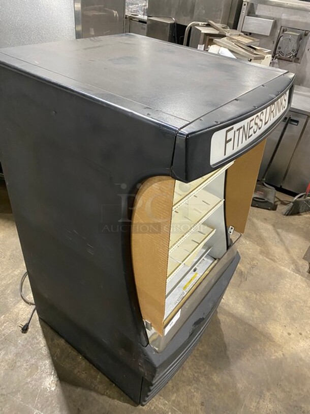 Beverage Air Black Refrigerated Open Grab-N-Go Reach In Cooler Merchandiser! MN: BZ13-1-B 115V! 60HZ! 1Phase! - Image 8 of 9