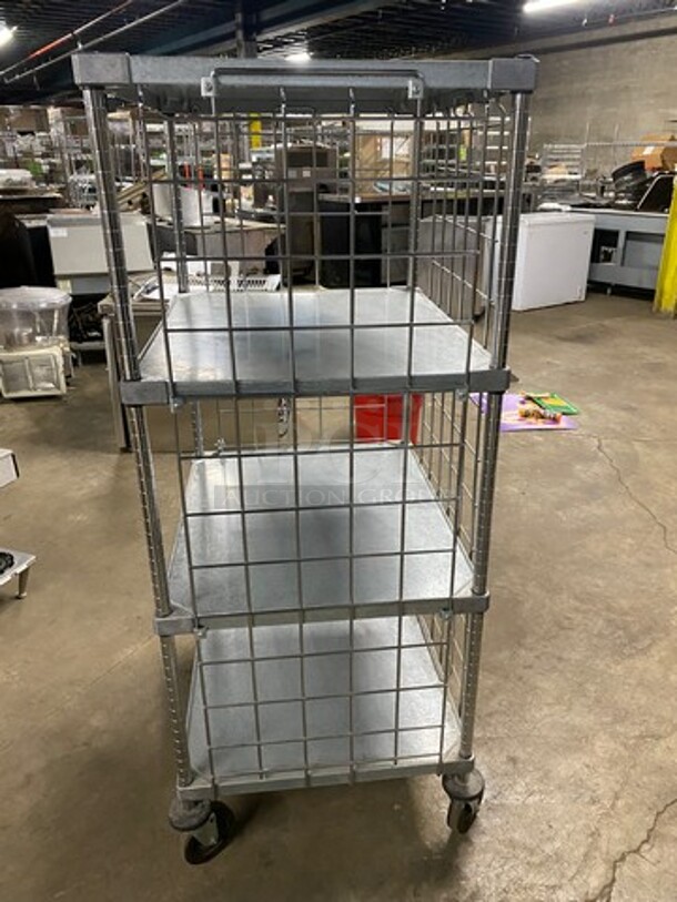 Metro Commercial Transport Rack! Stainless Steel! On Casters! - Image 4 of 6