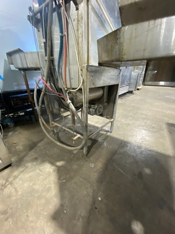 WOW! Noble Commercial Pass-Through Dishwasher Machine! All Stainless Steel! On Legs! With Dual Side Dishwasher Table! With Back Splash! - Image 5 of 12