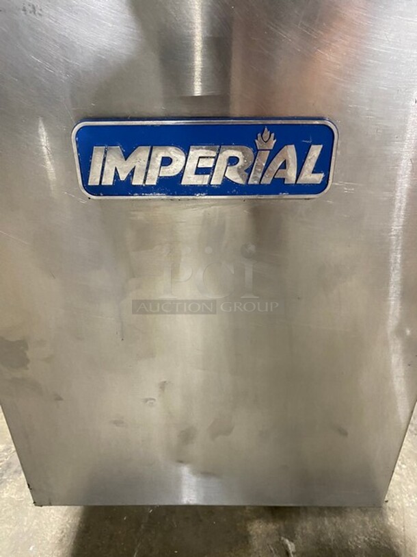  Imperial Natural Gas Powered All Stainless Steel Deep Fat Fryer! Model IFSCHPTLIR Serial 021774! On Legs!
 - Image 8 of 10
