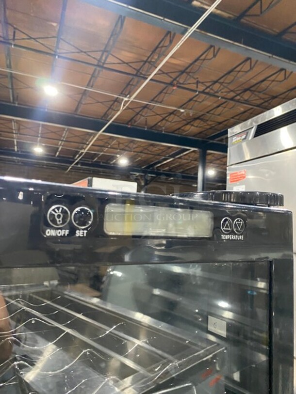 NICE! Franklin Industries LLC Commercial 2 Door Refrigerated Wine Cellar Merchandiser! With Individual Temperature Programing! With View Through Doors! Model FWC100 Serial 0412000575! 115V 1Phase! WORKING WHEN REMOVED! - Image 7 of 9