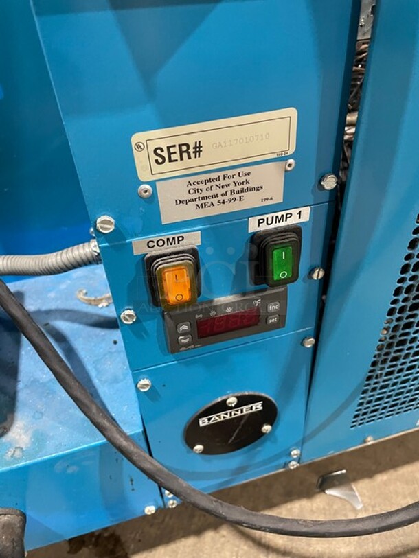 Banner Perfecta Pour Glycol Chiller Series Commercial Blast Chill Power Pack! 115V 1 Phase! Model: 60835A SN: GA117010710! - Image 6 of 8