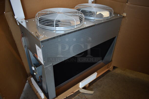 BRAND NEW IN BOX! Hoshizaki Model URC-24F Metal Commercial Remote Condensing Fan for Ice Head. 208-230 Volts, 1 Phase. 44x27x37