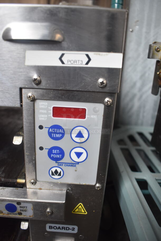 Prince Castle EHB34A Commercial Stainless Steel Electric Free Standing Warming Holding Bin With 2 Compartments. 208-240V. - Image 2 of 8