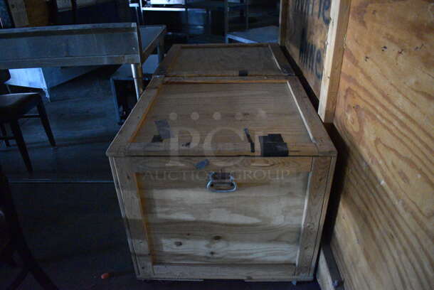 ALL ONE MONEY! Lot of 4 Wooden Boxes / Crates. 31x61x28.5. 102x48x58. 53x154x69.5 - Image 5 of 10