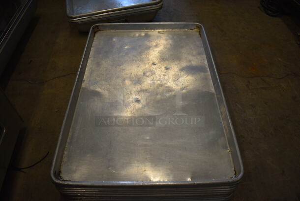 11 Metal Full Size Baking Pans. 18x26x1. 11 Times Your Bid! - Image 2 of 3