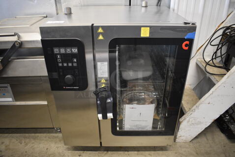 BRAND NEW! LATE MODEL! Convotherm C4eT 10.10 EB -N Stainless Steel Commercial Electric Powered Convotherm Combi Steamer Oven. 208 Volts, 3 Phase. 35x32x42