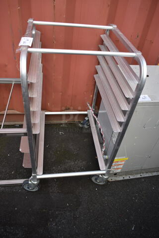 Metal Commercial Pan Transport Rack on Commercial Casters. 