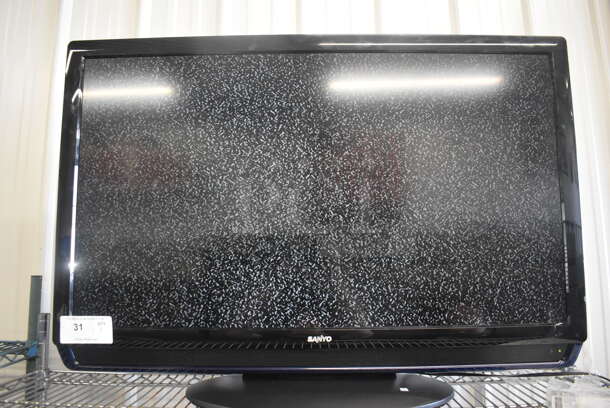 Sanyo DP42840 42" LCD TV on Stand 120 Volts 1 Phase. Tested and Working! - Image 1 of 6