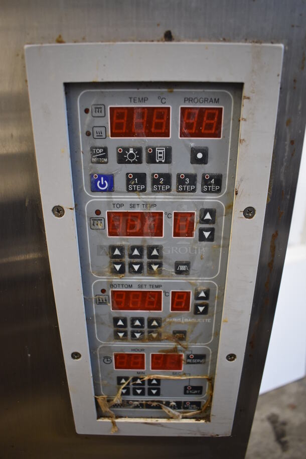 3 Stainless Steel Commercial Electric Powered Single Deck Bakery Ovens on Commercial Casters. 208-240 Volts, 3 Phase. 65x43.5x73. 3 Times Your Bid! - Image 9 of 12