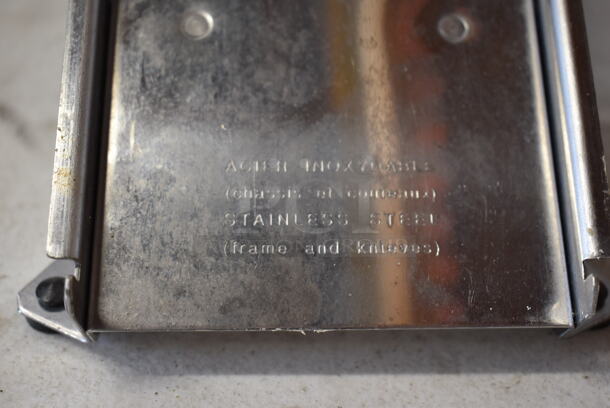 Stainless Steel Mandolin Slicer. 5.5x16x2.5 - Image 4 of 4