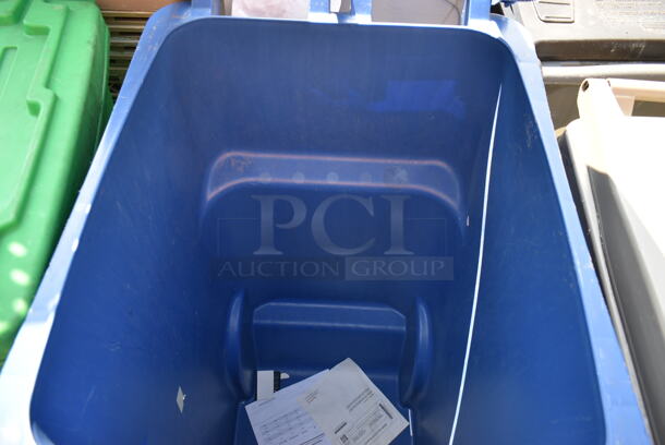 3 Poly Outdoor Trash Cans. 23x33x45, 24x34x36. 3 Times Your Bid! - Image 8 of 12