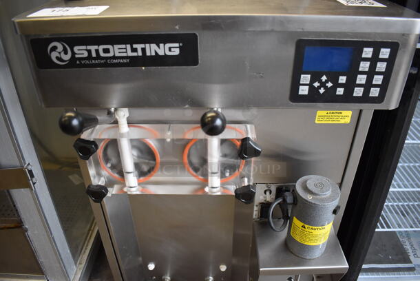 2020 Stoelting SF121-38I2 Stainless Steel Commercial Countertop Air Cooled 2 Flavor Soft Serve Ice Cream Machine. 208-240 Volts, 1 Phase. 22x33x34 - Image 4 of 8