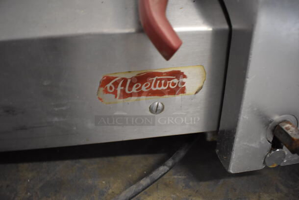 Fleetwood Stainless Steel Commercial Countertop Meat Slicer. 115 Volts, 1 Phase. 25x18x20. Tested and Working! - Image 5 of 6