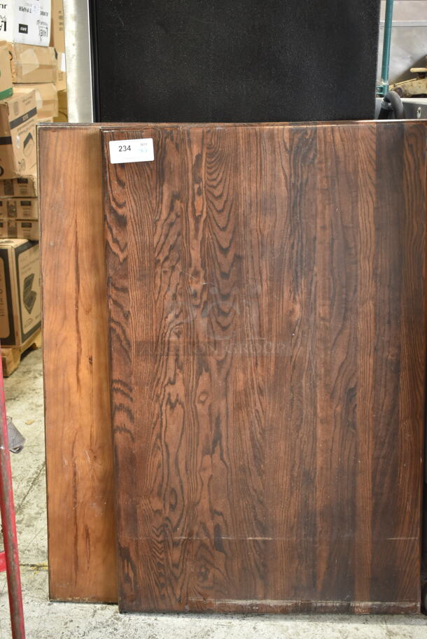 3 Wood Pattern Tabletops. 3 Times Your Bid! - Image 2 of 3