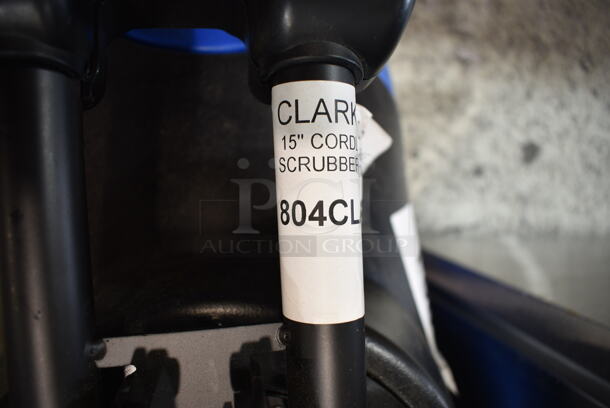 BRAND NEW SCRATCH AND DENT! Clark 804CLARKE380B 15B 15" AGM Cordless Walk Behind Disc Floor Scrubber - 3.5 Gallon. 115 Volts, 1 Phase. Cannot Test Due To Missing Power Cord - Image 9 of 10