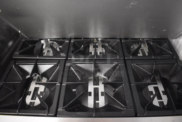 BRAND NEW SCRATCH AND DENT! CPG 351S36N Stainless Steel Commercial Natural Gas Powered 6 Burner Range w/ Oven. 210,000 BTU. 36x30x38 - Image 7 of 7