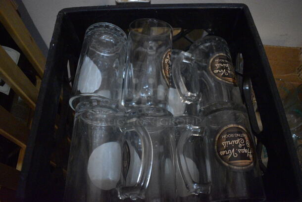 ALL ONE MONEY! Lot of 6 Boxes of Various Glasses Including Beverage Glasses and Tall Glass Beer Mugs. Includes 5x3x6. (glass room - off of bar area) - Image 4 of 5
