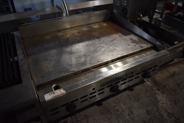 Bakers Pride XMG-36 Stainless Steel Commercial Countertop Natural Gas Powered Flat Top Griddle. 36x31x18 - Image 2 of 7