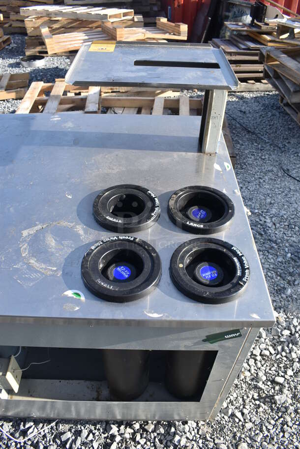 Duke Stainless Steel Commercial Subway Make Line Cashier Station. 61x34.5x44 - Image 2 of 4