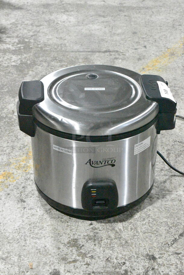 2019 Avantco 177RC60 Metal Countertop 60 Cup Rice Cooker. 120 Volts, 1 Phase. Tested and Working! - Image 1 of 6