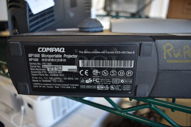 Compaq MP1600 Microportable Projector. - Image 7 of 7