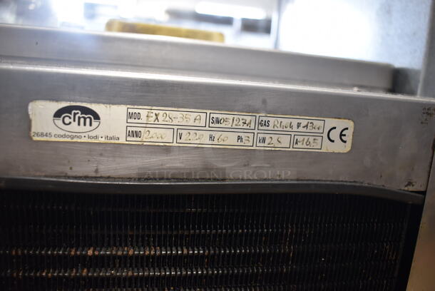 CRM EX28-35A Stainless Steel Commercial Floor Style Air Cooled Batch Freezer on commercial Casters. 220 Volts, 3 Phase. - Image 9 of 10