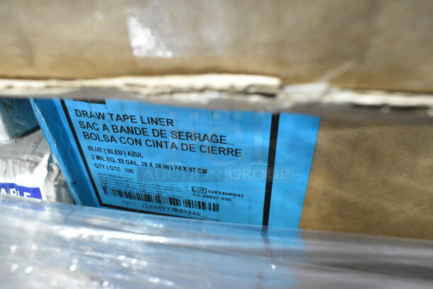 27 BRAND NEW Boxes Including 394365XL Noble Products Powder-Free Disposable Clear Vinyl Gloves for Foodservice - Extra Large - 1000/Case, 128HD8COMBO Choice Heavy Duty 8 oz. Microwavable Translucent Plastic Deli Container and Lid Combo Pack - 240/Case, 500TW12 Choice 12 oz. Translucent Thin Wall Plastic Cold Cup - 1000/Case, 5008W Choice 8 oz. Tall White Poly Paper Hot Cup - 1000/Case, 795PTOKFT4 Choice Kraft Microwavable Folded Paper #4 Take-Out Container 7 3/4" x 5 1/2" x 3 1/2" - 160/Case, 500TW12 Choice 12 oz. Translucent Thin Wall Plastic Cold Cup - 1000/Case, 127P150C Choice 1.5 oz. Clear Plastic Souffle Cup / Portion Cup - 2500/Case, 394385L Noble Products White Powder-Free Disposable Latex Gloves for Foodservice - Large - 1000/Case, 760VP130 Carnival King 130 oz. Popcorn Bucket - 150/Case, 500LFLAT Choice Clear Flat Lid with Straw Slot - 9, 12, 16, 20, and 24 oz. - 1000/Case. 27 Times Your Bid!  - Image 12 of 12