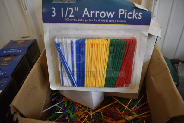 ALL ONE MONEY! Lot of Various Items Including Chalk, Thermometer and Picks! - Image 6 of 7