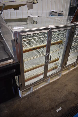 Metal Commercial Dry Bakery Display Case Merchandiser. 31x25x36