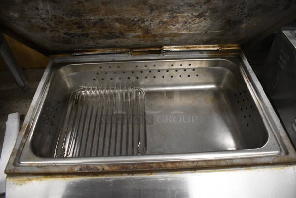 EmberGlo Stainless Steel Commercial Countertop Steamer. 22.5x20x9.5. Cannot Test Due To Plug Style - Image 3 of 6
